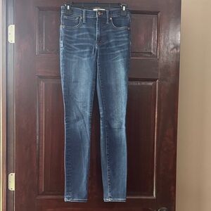 Madewell Dark Blue Skinny Jeans